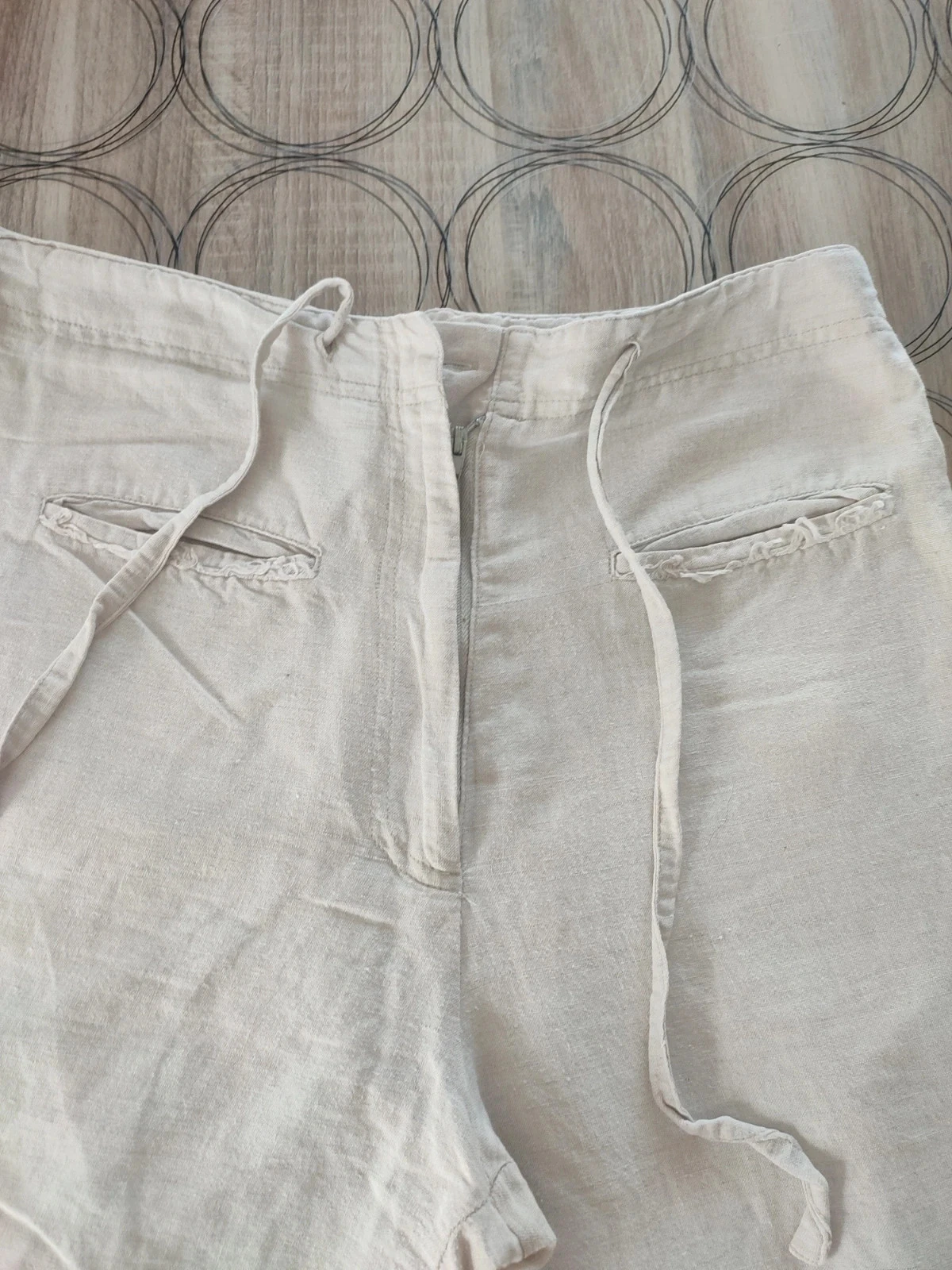 Women's size 40 linen cropped pants – photo 2
